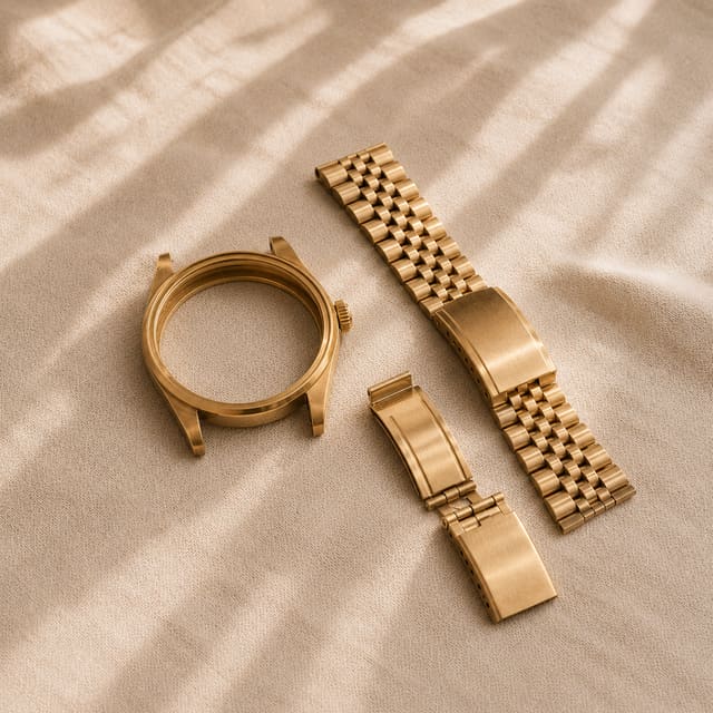 Gold watch cases & parts — the kind of gold we buy